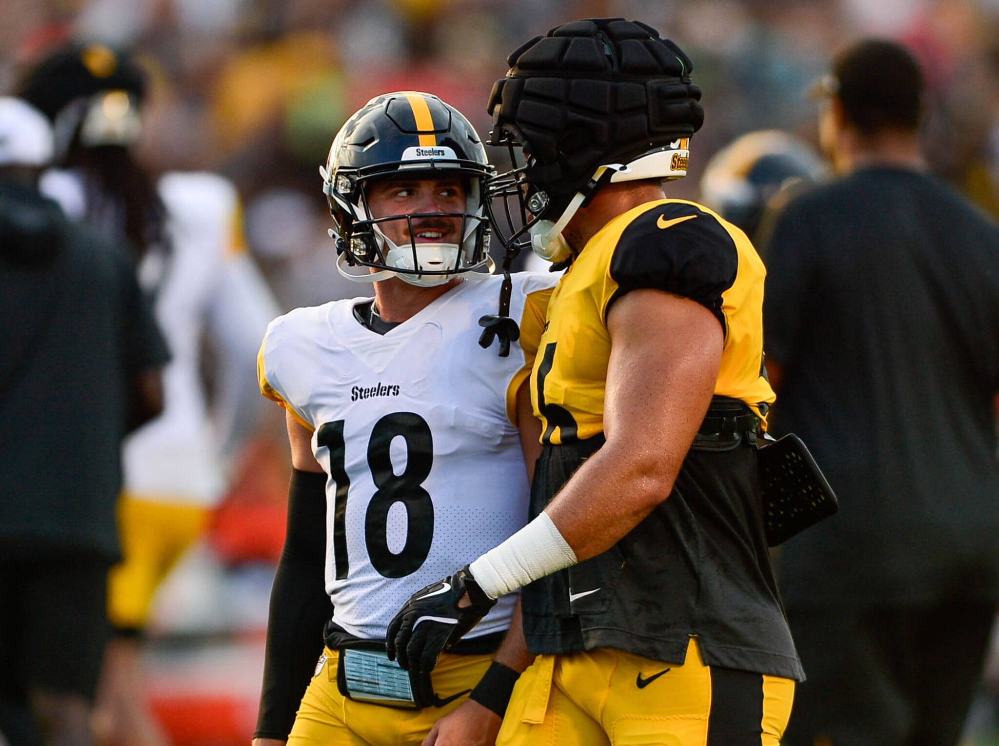 Pittsburgh Steelers quarterback John Rhys Plumlee