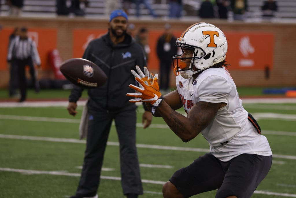 Steelers 2022 NFL Draft Target Tennessee WR Velus Jones