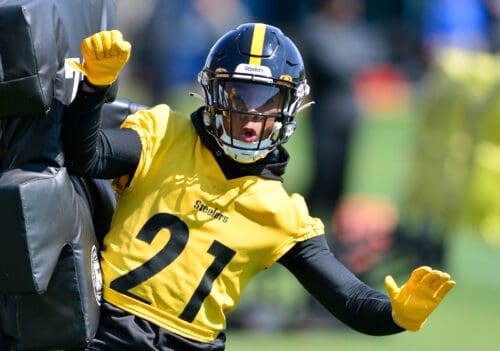 Steelers CB/S Tre Norwood at OTAs