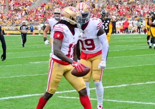 Pittsburgh Steelers San Francisco 49ers WR Brandon Aiyuk