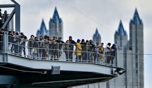 steelers fans acrisure staduim rotunda