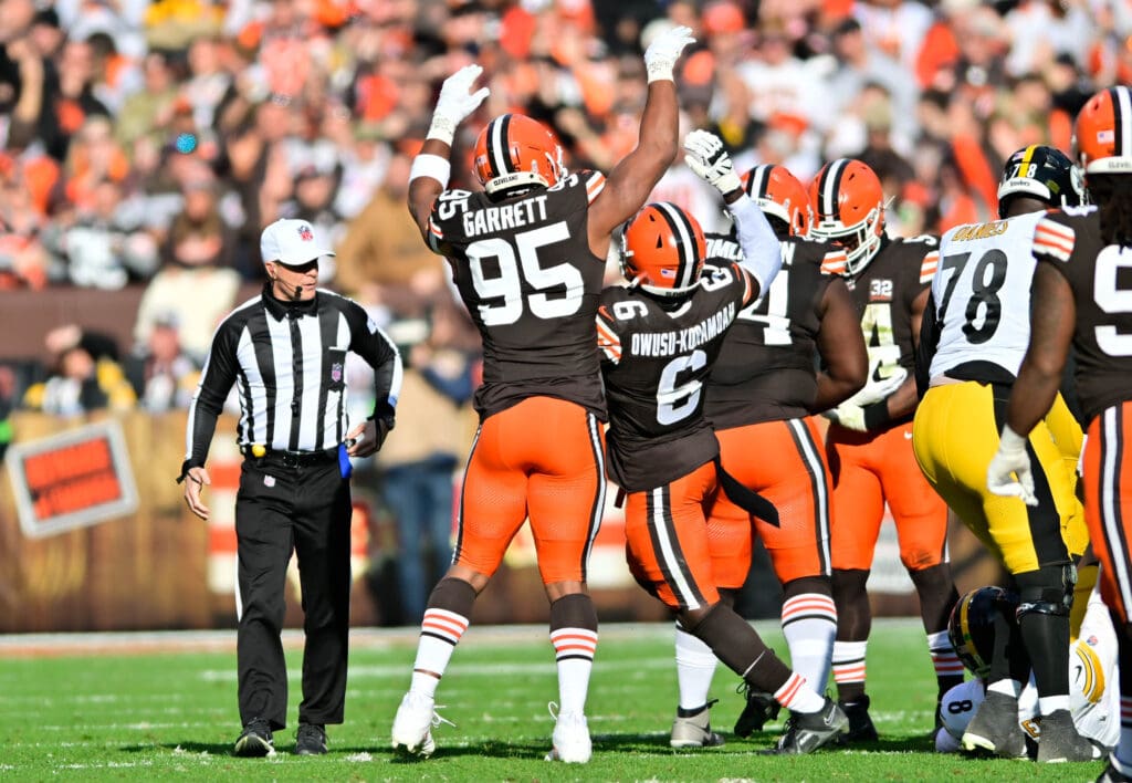 Browns Steelers Myles Garrett