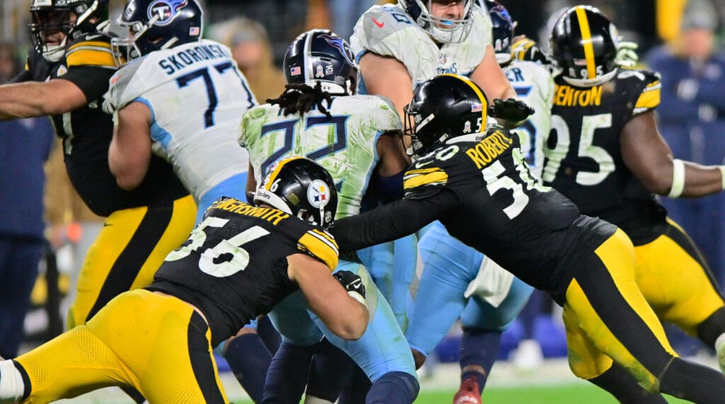 Pittsburgh Steelers LB Elandon Roberts Alex Highsmith Derrick Henry