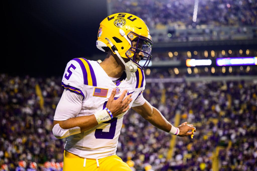 LSU Steelers QB Jayden Daniels