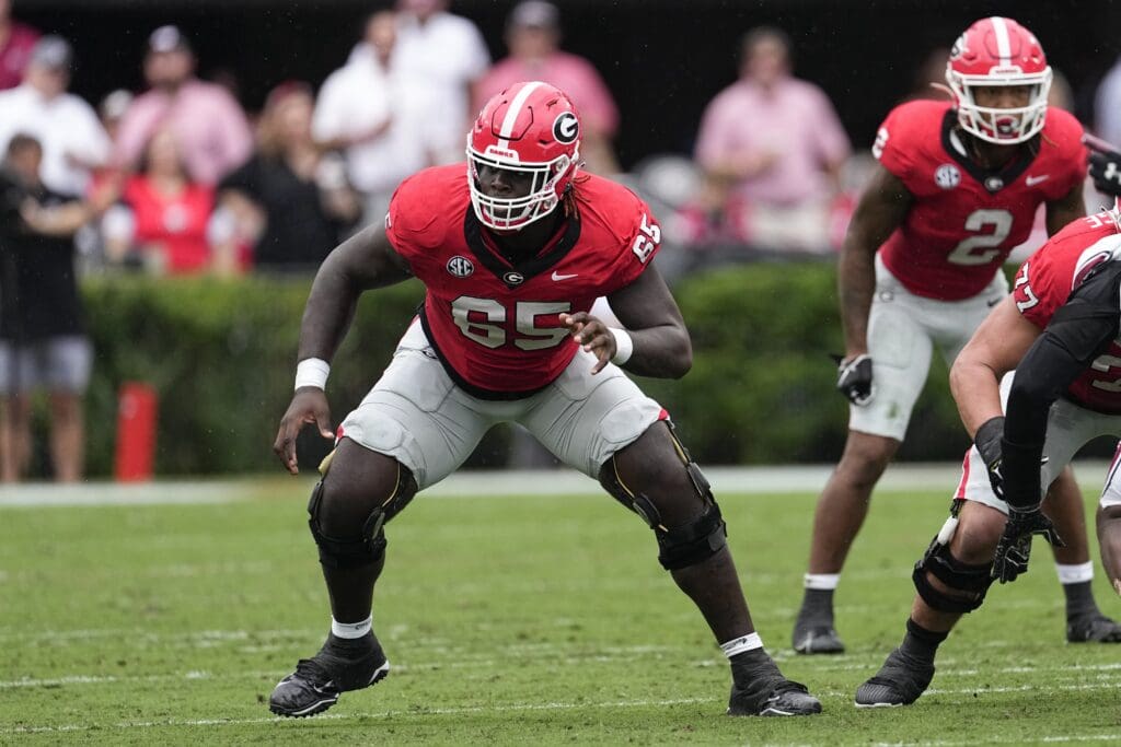 Pittsburgh 2024 NFL Draft Prospect Georgia OT Amarius Mims