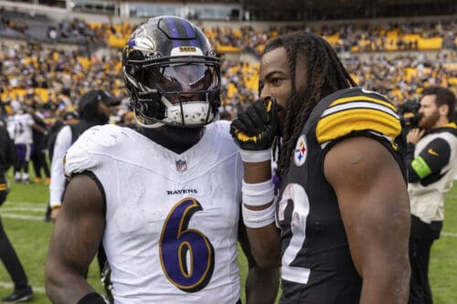 Pittsburgh Steelers LB Patrick Queen RB Najee Harris