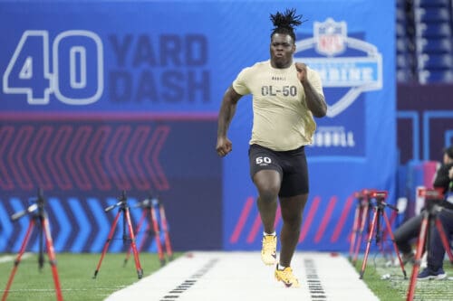 Pittsburgh Steelers 2024 NFL Draft Target Georgia Tackle Amarius Mims