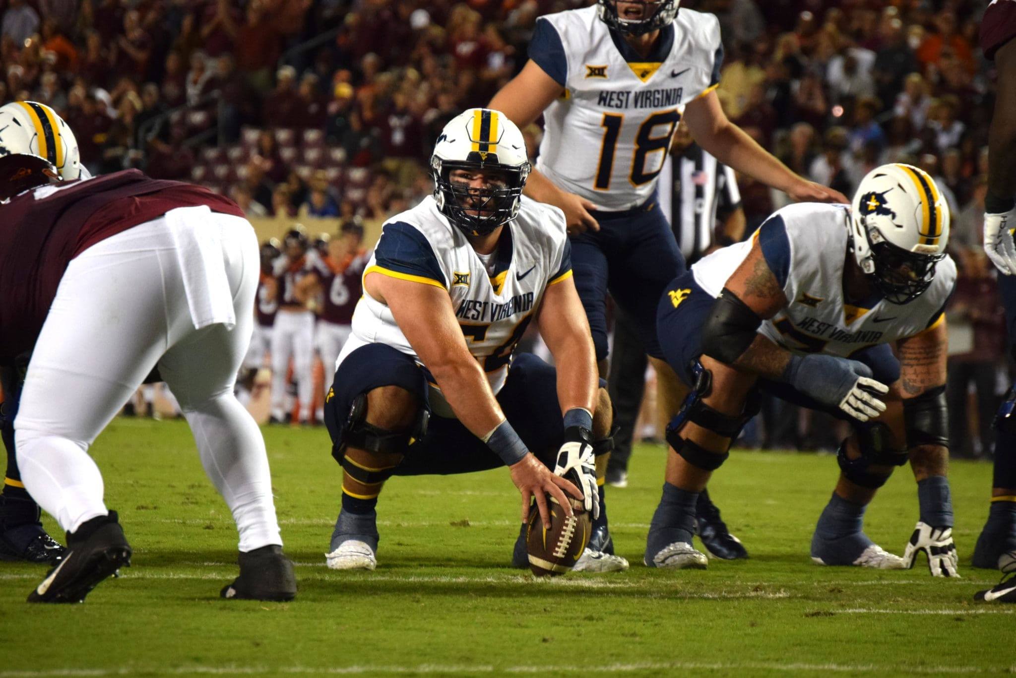 Pittsburgh Steelers 2024 NFL Draft Prospect West Virginia C Zach Frazier