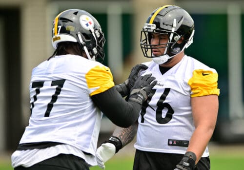 Pittsburgh Steelers OT Troy Fautanu, Broderick Jones