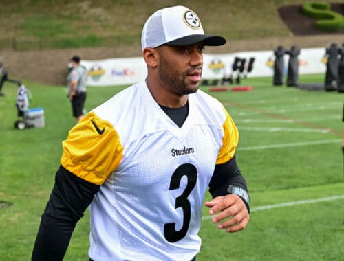 Steelers quarterback Russell Wilson