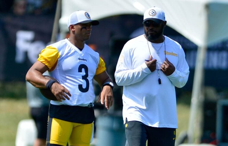 Pittsburgh Steelers QB Russell Wilson HC Mike Tomlin