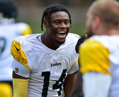 Steelers wide receiver George Pickens