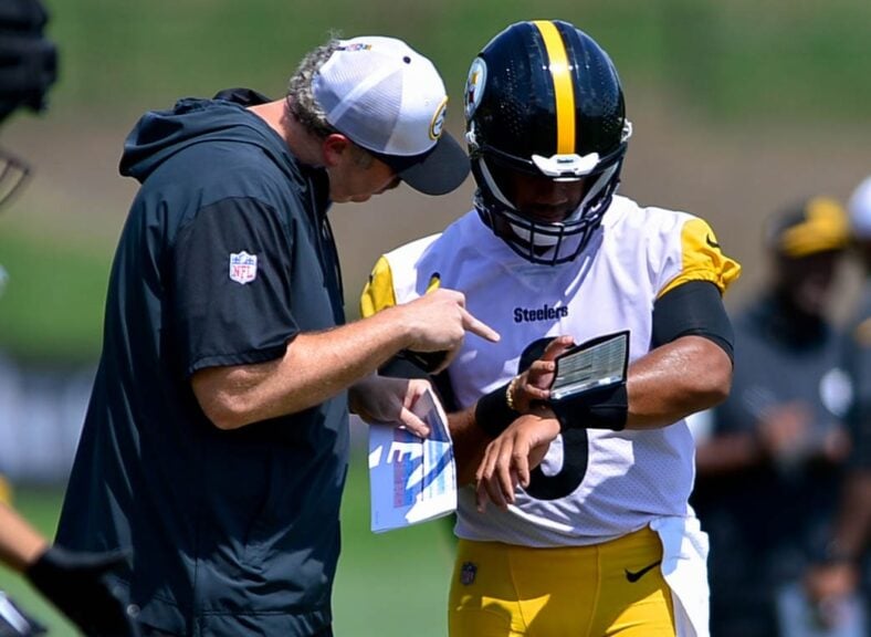 Pittsburgh Steelers QB Russell Wilson OC Arthur Smith