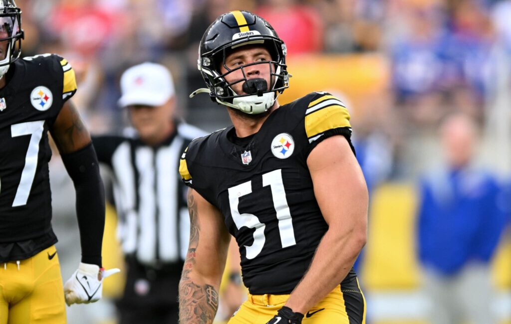 Steelers outside linebacker Nick Herbig