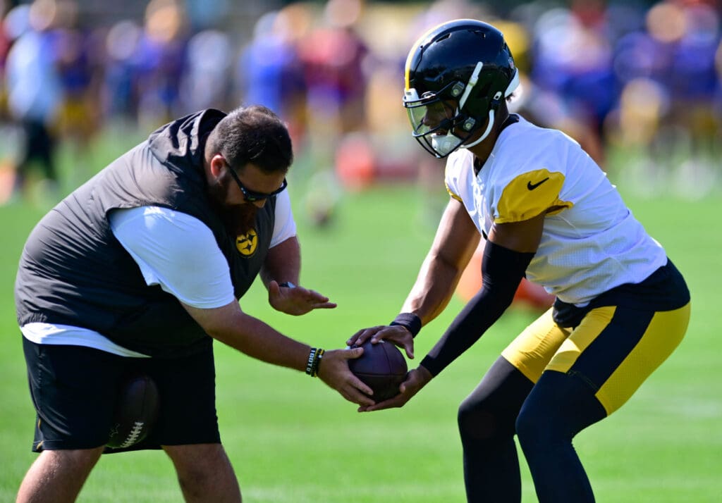 Pittsburgh Steelers quarterback Justin Fields