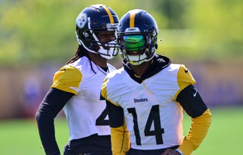 Pittsburgh Steelers wide receiver George Pickens and Running Back Najee Harris