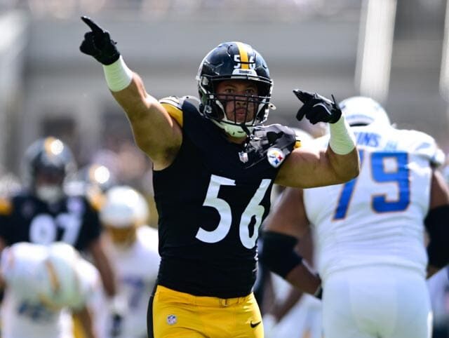 Steelers outside linebacker Alex Highsmith