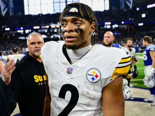 Pittsburgh Steelers quarterback Justin Fields