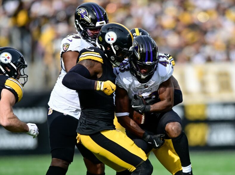 Steelers linebacker Patrick Queen