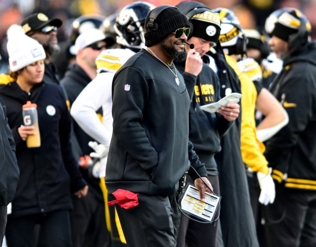 Steelers head coach Mike Tomlin