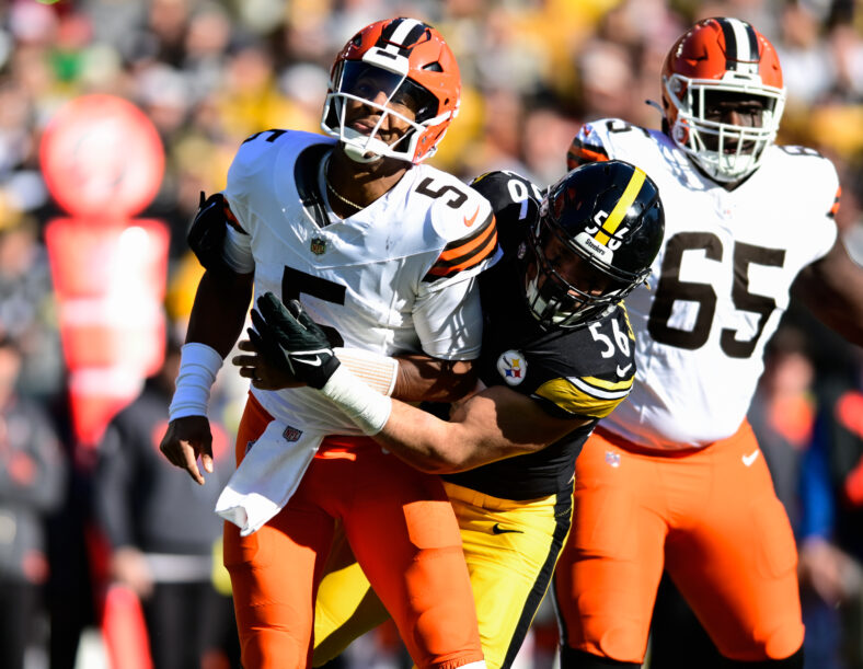 Steelers outside linebacker Alex Highsmith