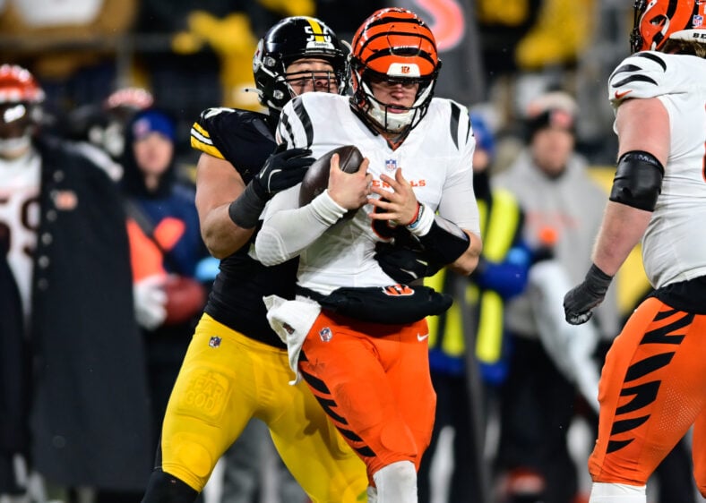 Steelers LB Alex Highsmith and Bengals QB Joe Burrow