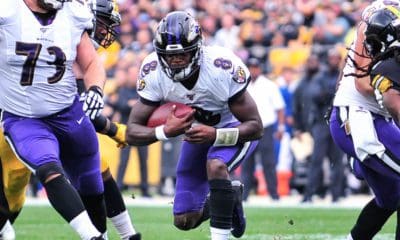Pittsburgh Steelers Ravens QB Lamar Jackson