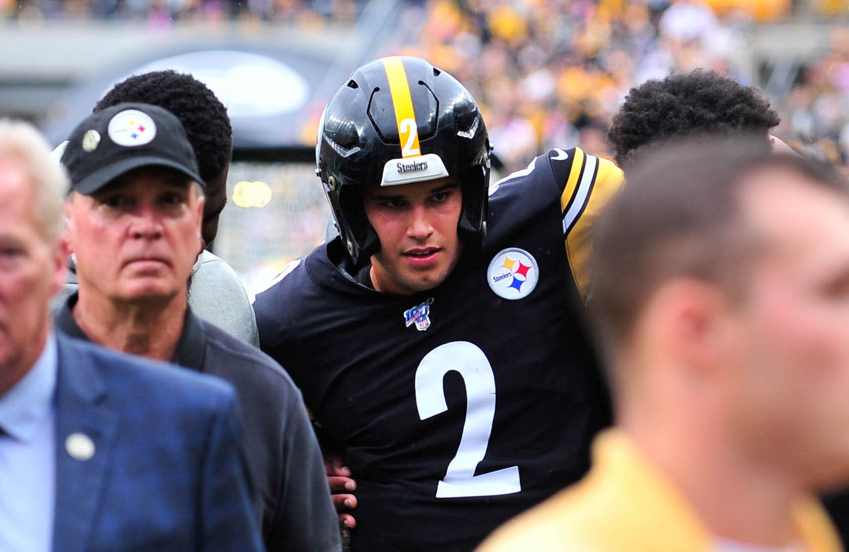 Mason Rudolph returns to Steelers' facility less than 24 hours after  sustaining a concussion 