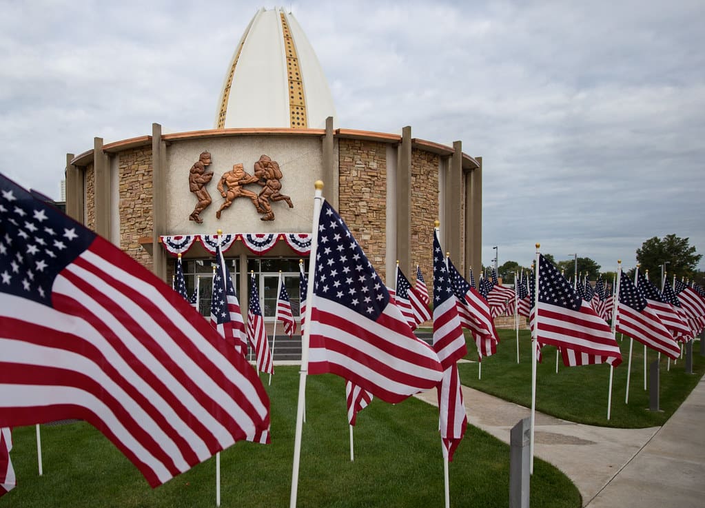 Pro Football Hall Of Fame In Canton Ohio Usa Stock Photo