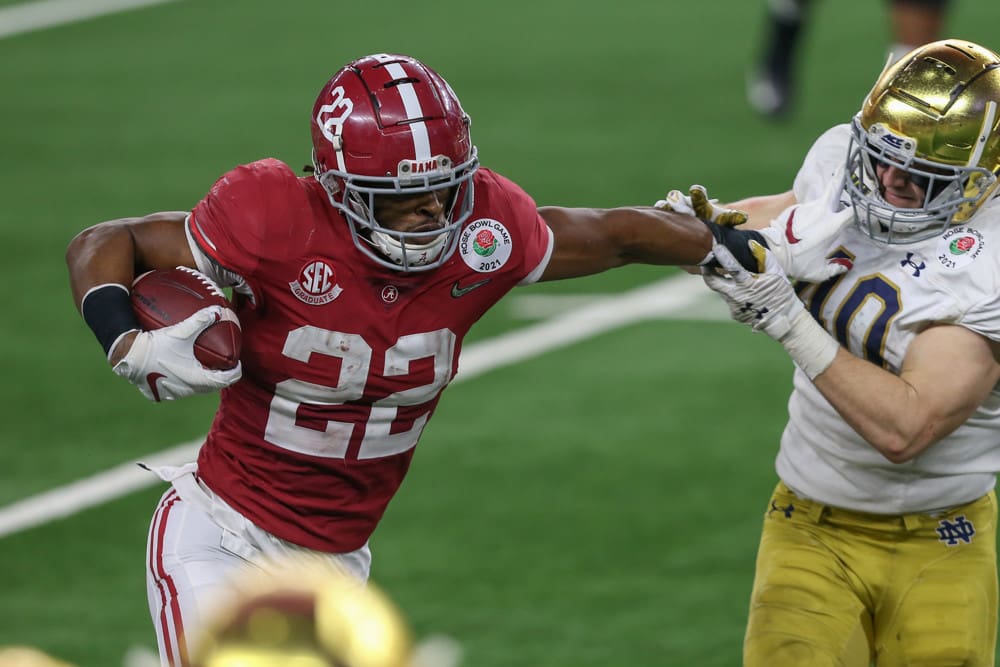 2021 NFL draft: Alabama RB Najee Harris applauds Steelers interview