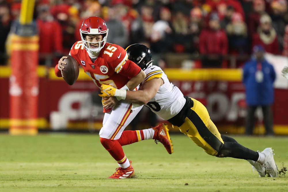 NFL Chiefs QB Patrick Mahomes Steelers Schedule