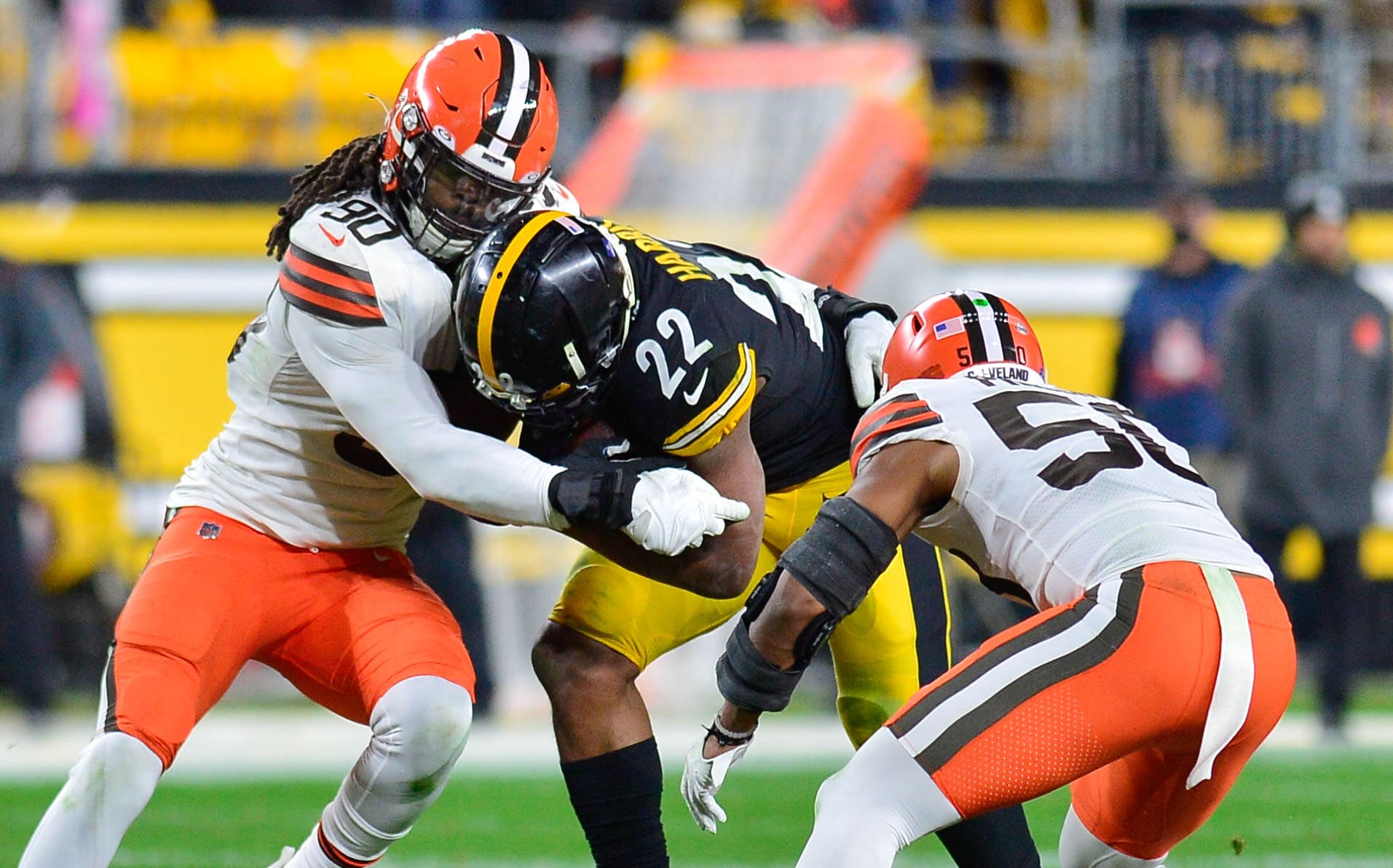 WATCH: Steelers RB Najee Harris Makes Jaw-Dropping Stiff-Arm Move - CBS  Pittsburgh