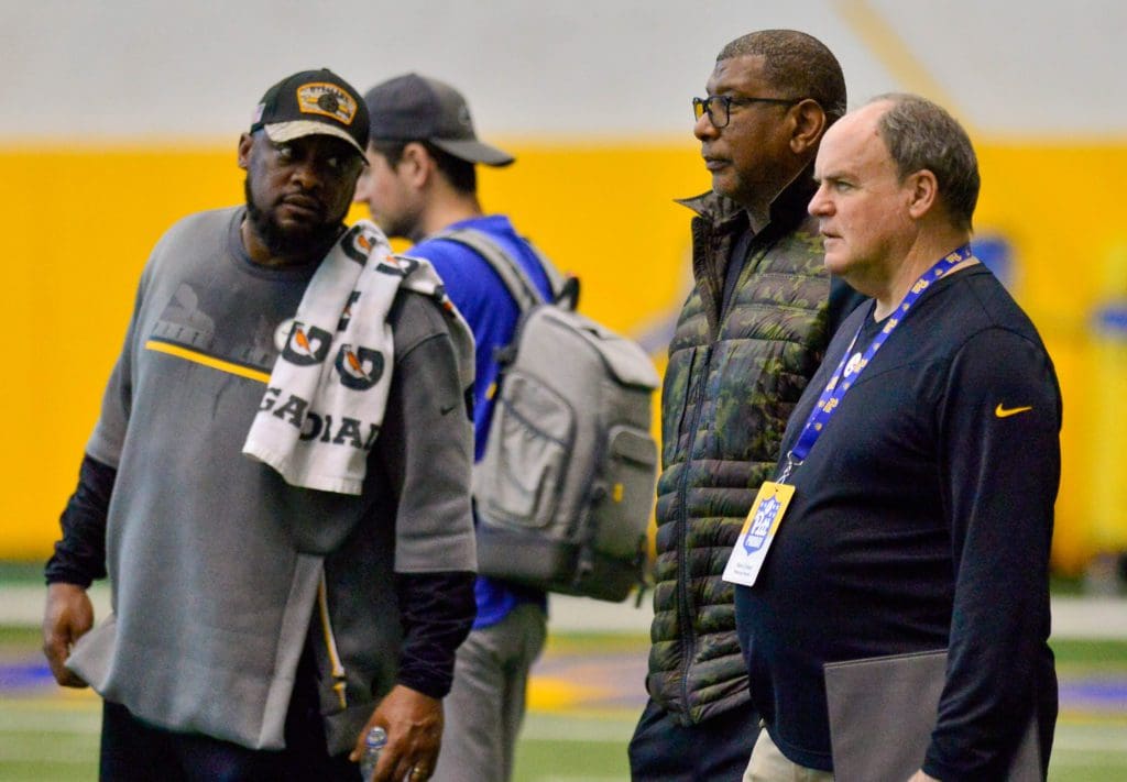 Steelers' Pro Scouting Coordinator Brandon Hunt In Attendance At