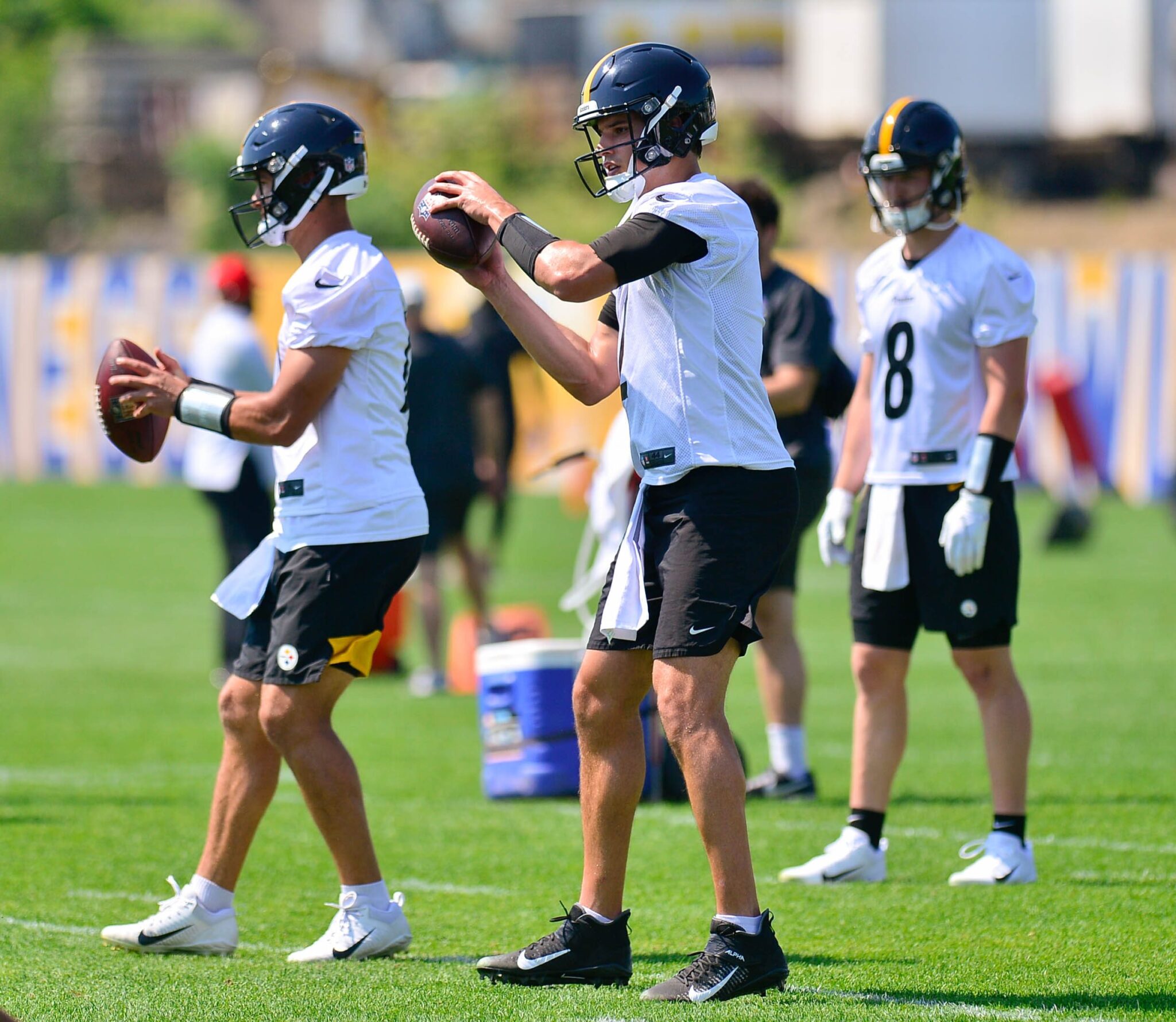 Joey Porter Jr., Darnell Washington & Nate Herbig on OTAs