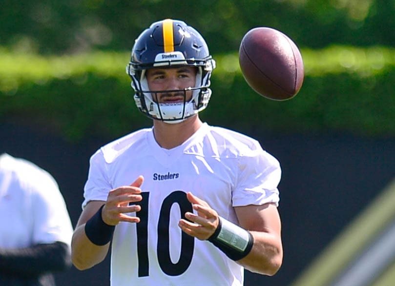 Mitch Trubisky appears set as Steelers' starting QB before heading