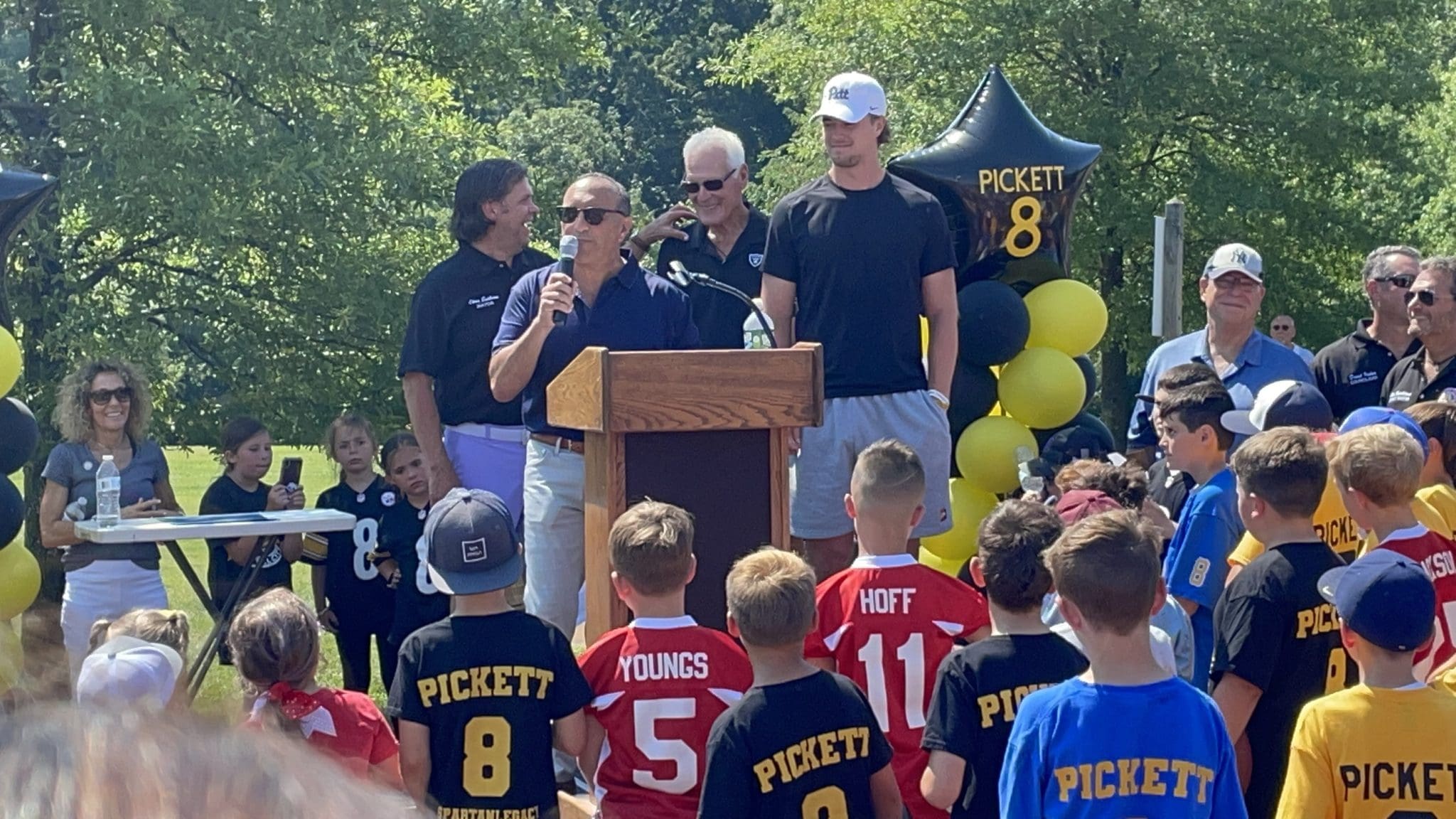 Kenny Pickett heads back to New Jersey to have field named after