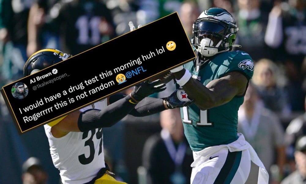 AJ Brown Drug Tested After Owning Steelers: 'This is Not Random