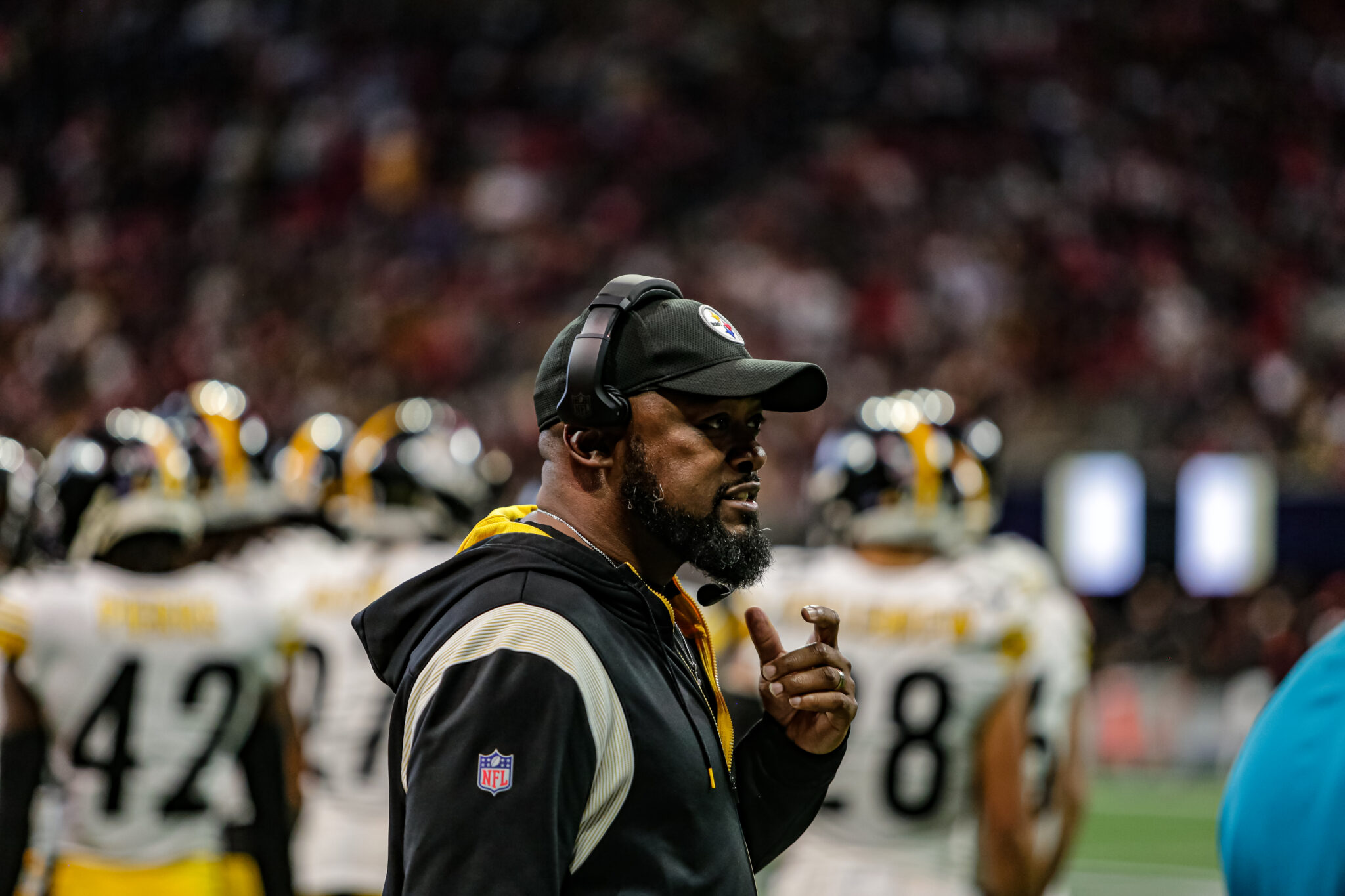 JAN 8th, 2023: Myles Garrett #95 during the Steelers vs Browns game in  Pittsburgh, PA. Jason Pohuski/CSM/Sipa USA(Credit Image: © Jason  Pohuski/Cal Sport Media/Sipa USA Stock Photo - Alamy