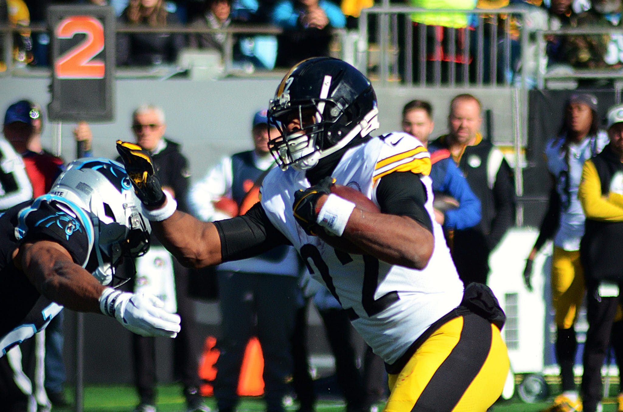 Who gets the game ball for the Steelers win over the Panthers