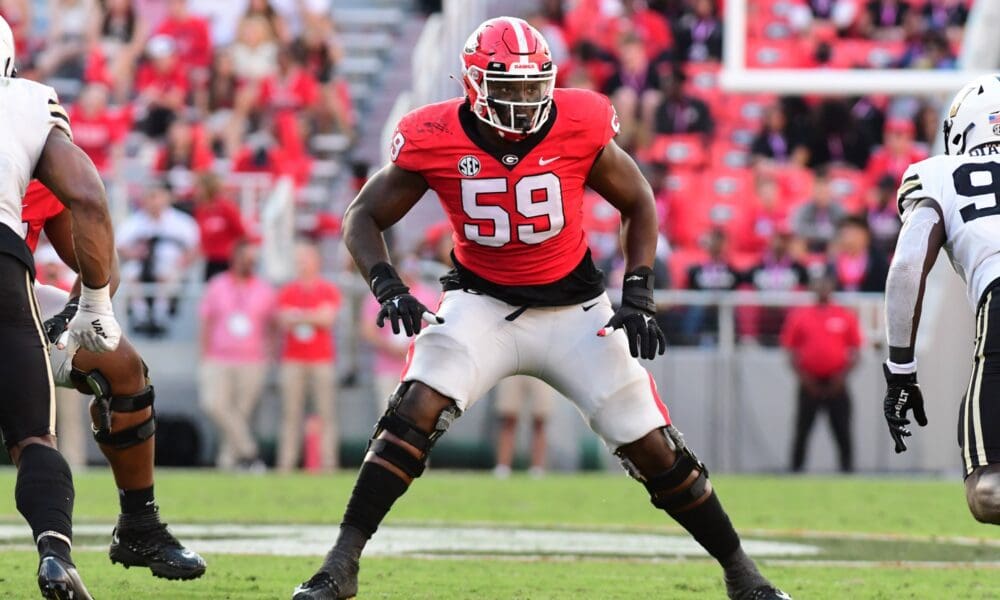 Steelers select Georgia OT Broderick Jones with No. 14 pick