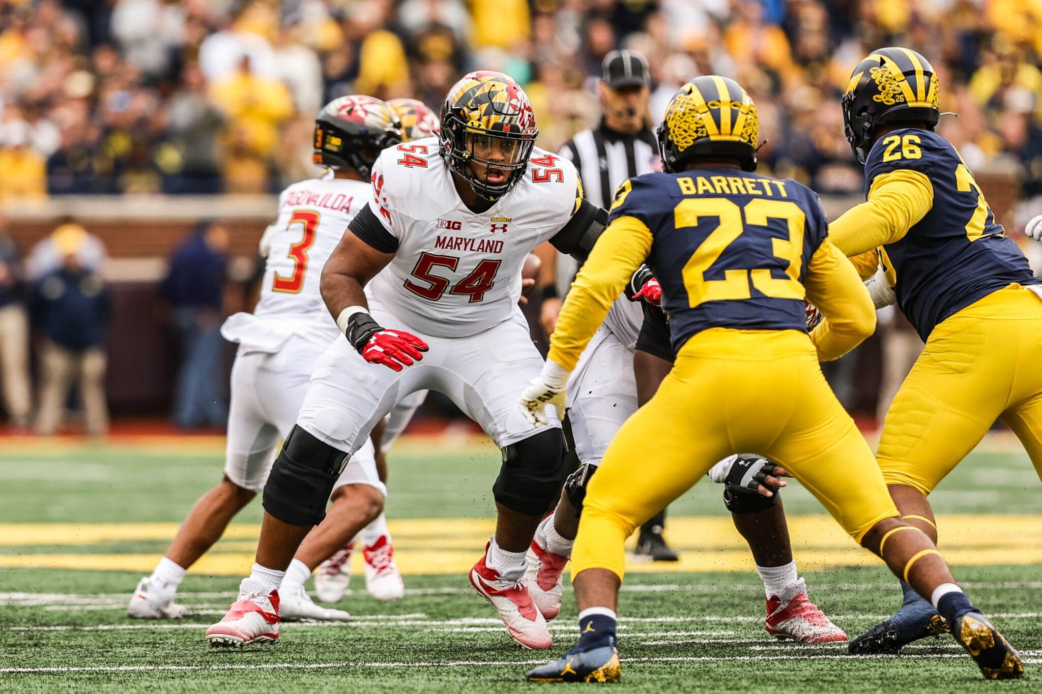 Maryland tackle Spencer Anderson is a chess whiz off the field