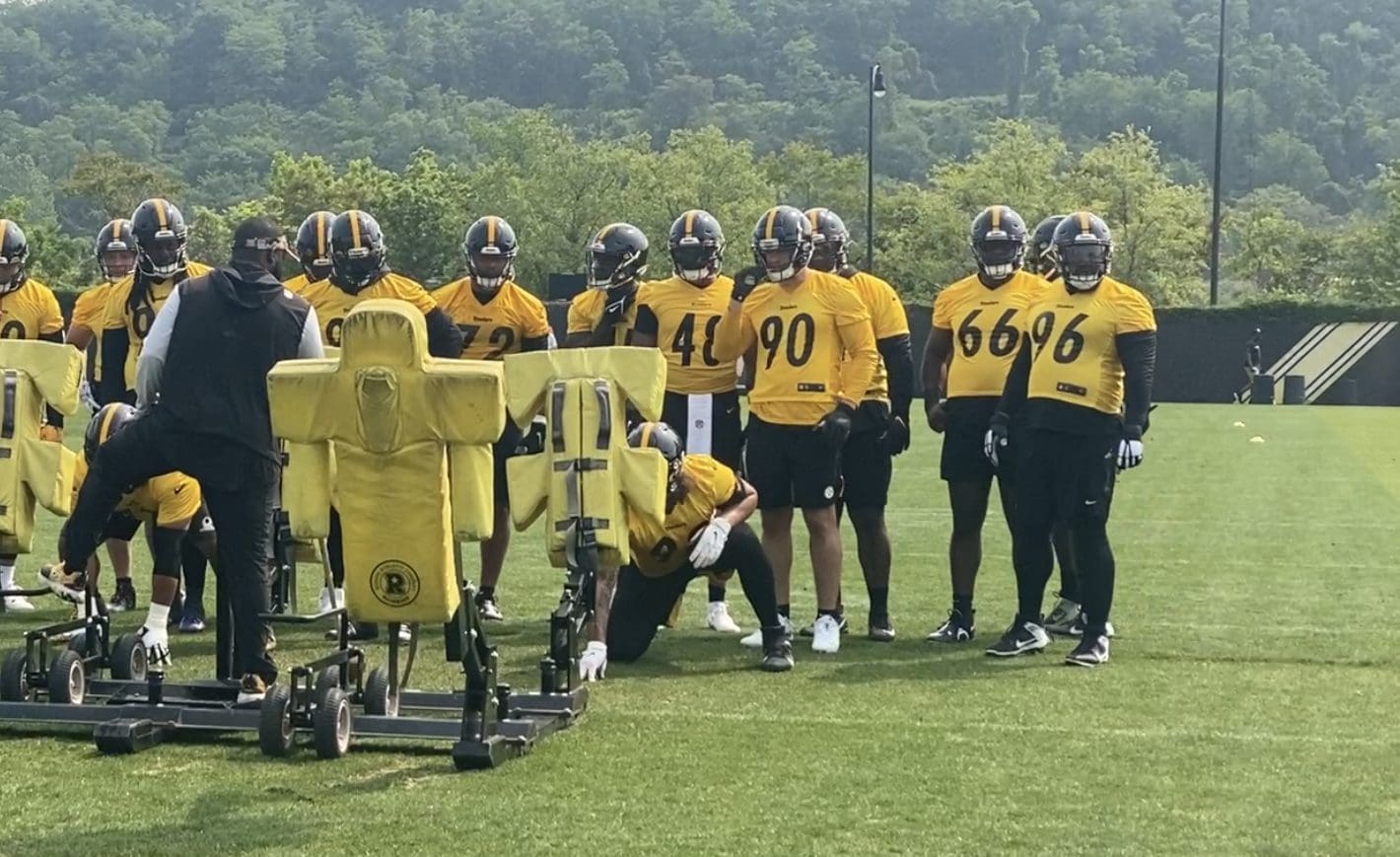 TJ Watt shows up for second day of Steelers OTAs - On3