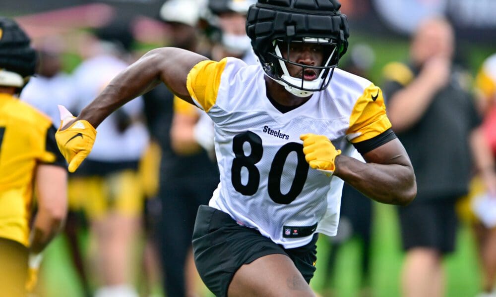 Steelers camp observations: Rookie TE Darnell Washington delivers; George  Pickens, Joey Porter Jr. head-to-head heats up