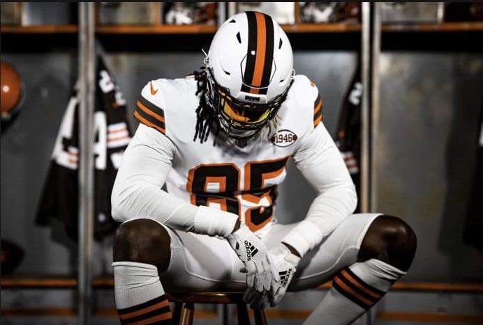 Browns to Debut New All White Uniforms against Steelers