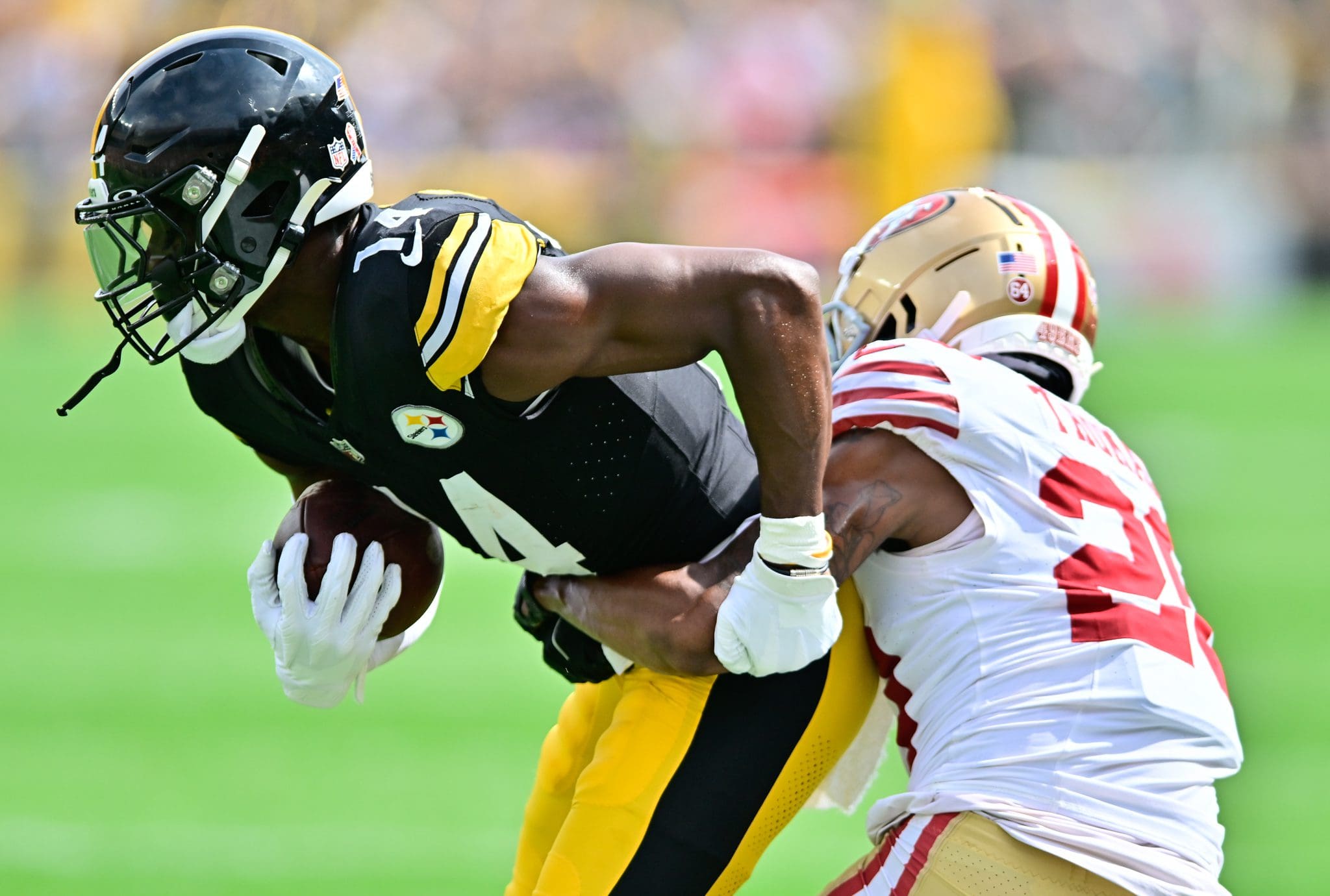 George Pickens on Steelers offense against 49ers, establishing rhythm,  Instagram likes 