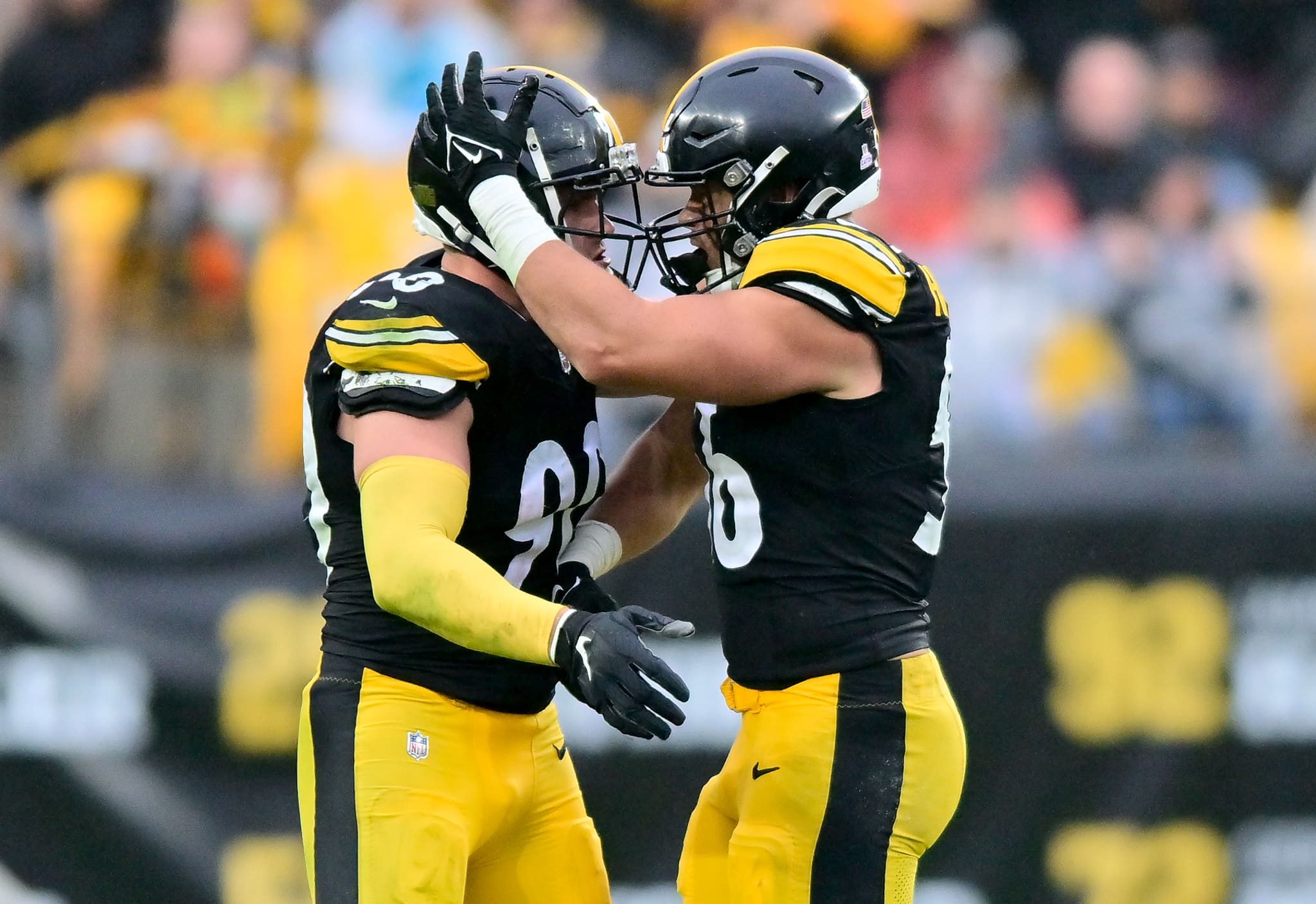 Steelers OLBs T.J. Watt and Alex HIghsmith
