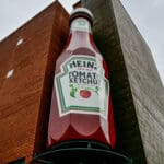 Heinz Field Ketchup Bottle