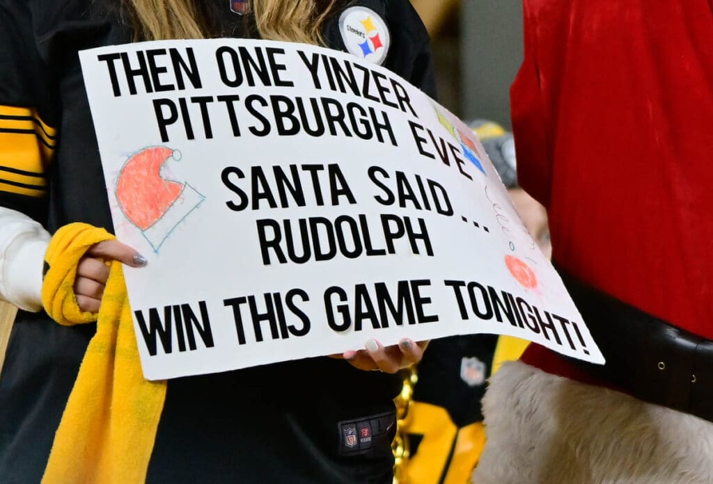Steelers Christmas Mason Rudolph