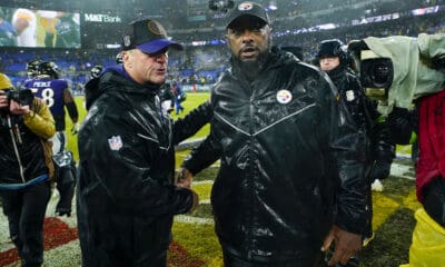Pittsburgh Steelers HC Mike Tomlin Baltimore Ravens Head coach John Harbaugh