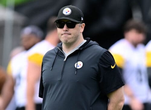 Steelers offensive coordinator Arthur Smith